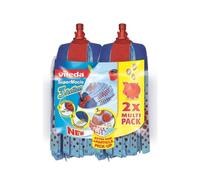 Vileda Supermocio 3Action XL Mocio Ricarica, Confezione Di 2 3 Azione Testa