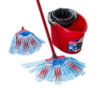 Vileda SuperMocio 3 Action XL - Set mocio e Secchio con Ricarica Extra, Colore: Blu/Rosso