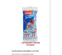 Vileda SuperMocio 3Action ricambio,3 PEZZI