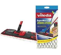 Vileda revolution 2in1 panno ricambio mocio in microfibra 3 PEZZI Nuovo