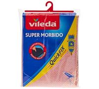 Vileda Supermorbido Copriasse da Stiro in Cotone e Soffice Mollettone, Misura Universale, Verde