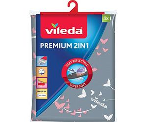 Vileda Telo Premium, Cotone, Grigio, 110-130 cm