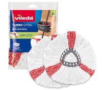 Set da 2 Vileda fiocco mocio ricambio adatto ai sistemi Turbo e Turbo SmarTurbo