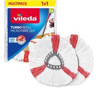 Vileda Turbo 2in1 Fiocco Ricambio Confezione da 2 Adatto ai Sistemi Turbo e