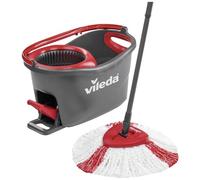 Vileda Turbo Easy Wring & Clean Set Completo - Mocio con secchio - Ersatzkopf + 2x Testa Di Ricambio Turbo Vileda Turbo EasyWring & Clean 2in1 - Vileda Set