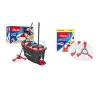 Vileda Turbo Mop Easy Wring & Clean con secchio a pedale manico telescopico da