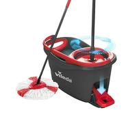 Vileda Turbo Sistema lavapavimenti Rotante con Secchio e Pedale, Manico telescopico, Lavapavimenti con strizzatura a centrifuga, Fiocco 2in1 Microfibra, Lavapavimenti sostenibile, Love it Clean