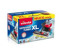 Vileda Ultramat Turbo XL Mop Secco&umido Microfibra Nero Rosso NEW