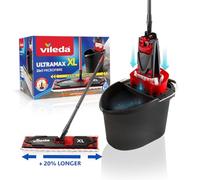 Vileda Scatola Ultramax XL-Set Completo Universale, Microfibra, Rosso Nero