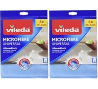 Vileda universale multiuso panno in microfibra, 4er Packung (Confezione da 2)