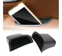 Vilgftyiet 1 coppia di braccioli per auto in ABS nero per Volvo S90, V90 e CC modelli (2017-2018), montaggio diretto, include tappetino antiscivolo