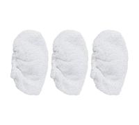 Vilgftyiet 3 panni in microfibra per mocio Polti PowerFresh PAEU0318, riutilizzabili e spessi, con strisce di sfregamento per sporco ostinato