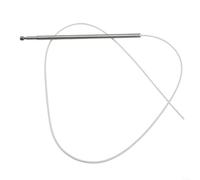 Vilgftyiet Asta per antenna elettrica per Kia per Sorento 2002-2008, in metallo argentato ABS per autoradio, ricambio OE 96220-3E200 Direct Fit