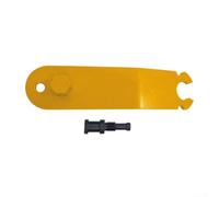 Vilgftyiet Barra di allineamento delle porte, strumento di regolazione della cerniera della porta del camion, riparazione delle collisioni del corpo con leva dell'interruttore da 1,27 cm, per