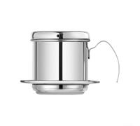 Vilgftyiet Birraio d'argento manuale del vaso del filtro del caffè del | Il design staccabile consente una pulizia senza sforzo e una comoda manutenzione quotidiana dopo la preparazione.