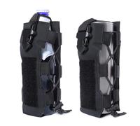 Vilgftyiet Borsa per bottiglia d'acqua per campeggio, escursionismo, portabottiglie Molle in nylon con fibbia per appenderla, compatibile con bollitori da 500-800 ml, leggera e portatile per attività