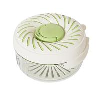 Vilgftyiet Cestello multiuso 3 in 1 per scolare la frutta con manico, per frutta, verdura, insalata, carne, 15,5 x 15,5 x 10 cm (verde)