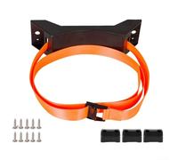 Vilgftyiet Cintura di fissaggio per bombola del gas, regolabile, in nylon, per auto, camper, yacht, 1,5 m, arancione, 2 m, nera, per fissaggio del carico, versatile, facile da installare (arancione