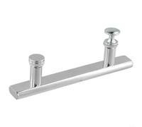 Vilgftyiet CKB - Maniglia per porta della doccia in vetro da 20,3 cm, in acciaio inox, resistente, maniglia di ricambio per porte della doccia senza telaio, fori centrali da 220 mm (304)