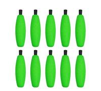 Vilgftyiet Confezione da 10 bobine da pesca in schiuma ad alta densità per pesce gatto, Crappie e trote, luminose per galleggianti arancioni, rossi, gialli, verdi, facili da regolare per tutte le