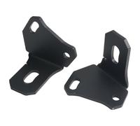 Vilgftyiet Confezione da 2 staffe di montaggio regolabili per antenna UTV Whip Light, design in metallo nero resistente alle intemperie con parti compatte sinistra e destra