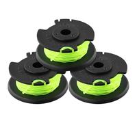 Vilgftyiet Confezione da 3 bobine di ricambio per tagliaerba Ryobi RAC143 36 V, compatibile con RL6B33 e RY36L3A-0, per bobina in nylon ABS con filettatura verde fluorescente