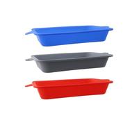 Vilgftyiet Confezione da 3 fodere riutilizzabili in silicone per griglie Weber, 21,9 cm di lunghezza x 15,2 cm di larghezza x 4 cm di altezza, lavabili in lavastoviglie, resistenti al calore, per