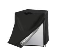 Vilgftyiet Copertura antipolvere per frigorifero compatto e congelatore verticale, in tessuto Oxford con bottoni laterali e maniglie, 50,8 x 50,8 x 53,3 cm, colore nero