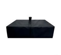 Vilgftyiet Copertura antipolvere per giradischi Audio Technica AT-LP60X/AT-LP60XBT 600D Oxford 600D, design a fondo aperto, colore nero, 38,5 x 37,5 x 9,0 cm