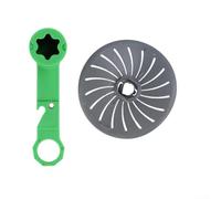 Vilgftyiet Copertura di protezione per la testa del frullatore per Bimby per TM6 per TM5 per TM31 TM21, parti robuste in ABS con chiave, design compatto per la sicurezza del robot da cucina, verde o