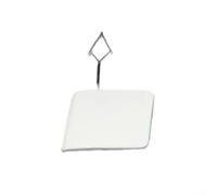 Vilgftyiet Copertura per rimorchio paraurti anteriore 6RD807241B per Polo 2014-2019, copertura gancio di traino e tappo paraurti per apertura paraurti anteriore, rivestimento esterno (bianco)
