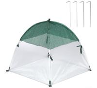 Vilgftyiet Copertura protettiva trasparente per piante, 60 x 60 x 60 cm, mini serra con paletti, per uso interno/esterno, riparo per la coltivazione del giardino con clima freddo, per vivaio (D)