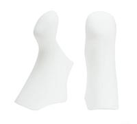 Vilgftyiet Copri leve freno per bici, in silicone, parti di ricambio antiscivolo, per modelli ST2300 ST3400 (bianco)