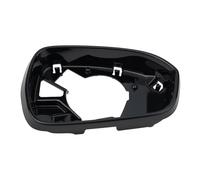 Vilgftyiet Cornice per specchietto laterale destro in ABS nero, ricambio per Ford Fusion 2013-2020, finitura lucida, modanatura esterna e modanatura per ricambi auto d'epoca