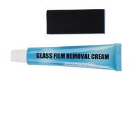 Vilgftyiet Crema per la rimozione di pellicole di olio per vetri dell'auto, detergente per macchie d'acqua e grasso per auto, pasta da 38 g con strato protettivo, formula non dannosa per finestrini e