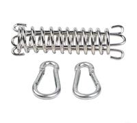 Vilgftyiet Fibbia a molla in acciaio al carbonio, 6 cm, clip resistente | Elevata resistenza all'abrasione, resistente all'umidità, resistente, per una struttura durevole, lunga durata