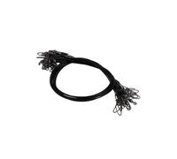 Vilgftyiet Filo da pesca in acciaio, 56,7 kg, resistente, con perno girevole e scatto, 20 pezzi, diametro 1 mm, acciaio inossidabile rivestito in nylon, anti-morso, per pesca in acqua salata e d'acqua