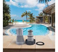 Vilgftyiet forIntex 25007 - Adattatore per pompa a sabbia, compatibile con i modelli di pompa filtrante per piscine 45206, 58254, 4K8001, con connettore, adattatore, guarnizione (set da 3 pezzi)