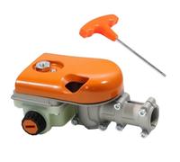 Vilgftyiet Gear Head Pole Saw Gearbox compatibile con HT73/HT75/HT100/HT130/HT131/HT250/KM90/KM110/KM130/FS85 - 38 passo, 6 denti, include testa seghettata e chiave angolare interna