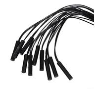 Vilgftyiet Interruttore magnetico cilindrico in plastica sigillata, 10 pezzi per applicazioni di prossimità, 110 V 0,5 A normalmente aperto, IP68 nominale ABS ignifugo o custodia in PP, dimensioni 6 x