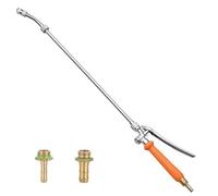 Vilgftyiet Kit di barre spray in metallo regolabili da 73 cm con manico bloccabile e ugello personalizzabile, compatibile con attrezzi da giardino da 1/4" e 3/8" per giardino, frutteto, Greenbelt