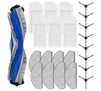 Vilgftyiet Kit di parti per aspirapolvere Bosch BCRC1W BCRD1W BCRC2W BCRD2W, include spazzola a rullo principale, spazzole laterali, filtri e panni per pulizia profonda dei pavimenti (B)