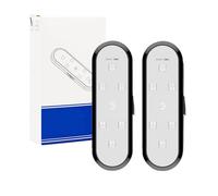 Vilgftyiet Luce di benvenuto a LED per portiera auto, con sensore IR, supporto magnetico, 6 LED ad alta luminosità, luce di allarme per la maggior parte dei veicoli, ricaricabile tramite USB, 400 mAh