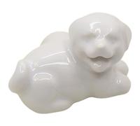 Vilgftyiet Maniglia per porta dell'armadietto dei cuccioli, in ceramica e porcellana, colore rosa chiaro, blu, giallo, verde, bianco, beige, 5,5 x 3,2 x 3,7 cm, include vite da 25 mm, 1 confezione