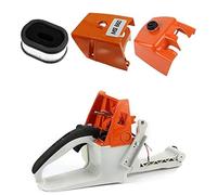 Vilgftyiet Maniglia posteriore per serbatoio carburante con coperchio filtro aria e copertura compatibile con motoseghe STIHL MS660 MS650 MS640 066, kit di ricambio da 4 pezzi