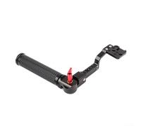 Vilgftyiet Manopole regolabili con slitta fredda per DJI Ronin S per sc per rs C2 per stabilizzatore Estensioni impugnatura in metallo per microfono luce video nero