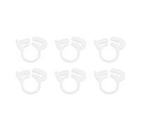 Vilgftyiet Morsetti per tubi flessibili B15 B-15 per Polaris 180 280 360 380 480 3900 e Zodiac Pool Cleaners - Clip di ricambio in plastica bianca per tubo di pulizia automatico della piscina, 6 pezzi