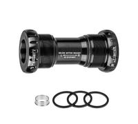 Vilgftyiet Movimento centrale filettato in lega di alluminio per mountain bike e bici da strada, cuscinetto sigillato integrale, diametro del tubo del telaio 34,5 mm, 126,7 g, nero/rosso/oro/blu