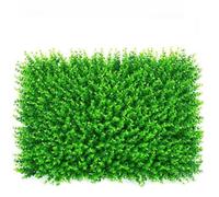 Vilgftyiet Pannello da parete in erba artificiale, 40 x 60 cm, sfondo verde | Crea una realistica siepe finta verde per pareti interne, vetrine e sfondi per eventi.