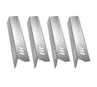 Vilgftyiet Piastra riscaldante in acciaio inox da 38,1 cm per griglie Dyna-Glo DGF510SSP, DGF510SSP-D, DGF493BNP e Backyard GBC1440WRSB-C, GBC1355W-C, set di 4, argento